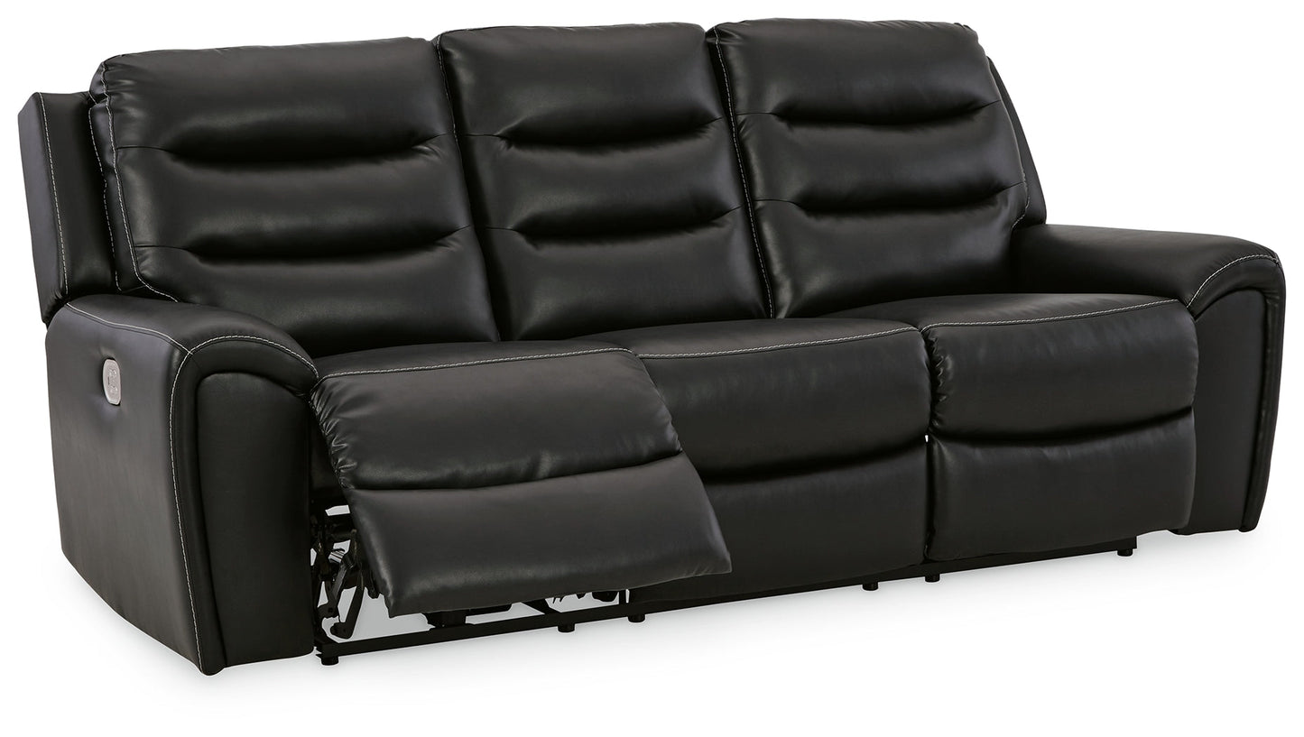 Warlin Black Power Reclining Sofa, Loveseat and Recliner