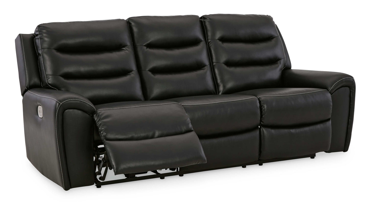 Warlin Black Power Reclining Sofa