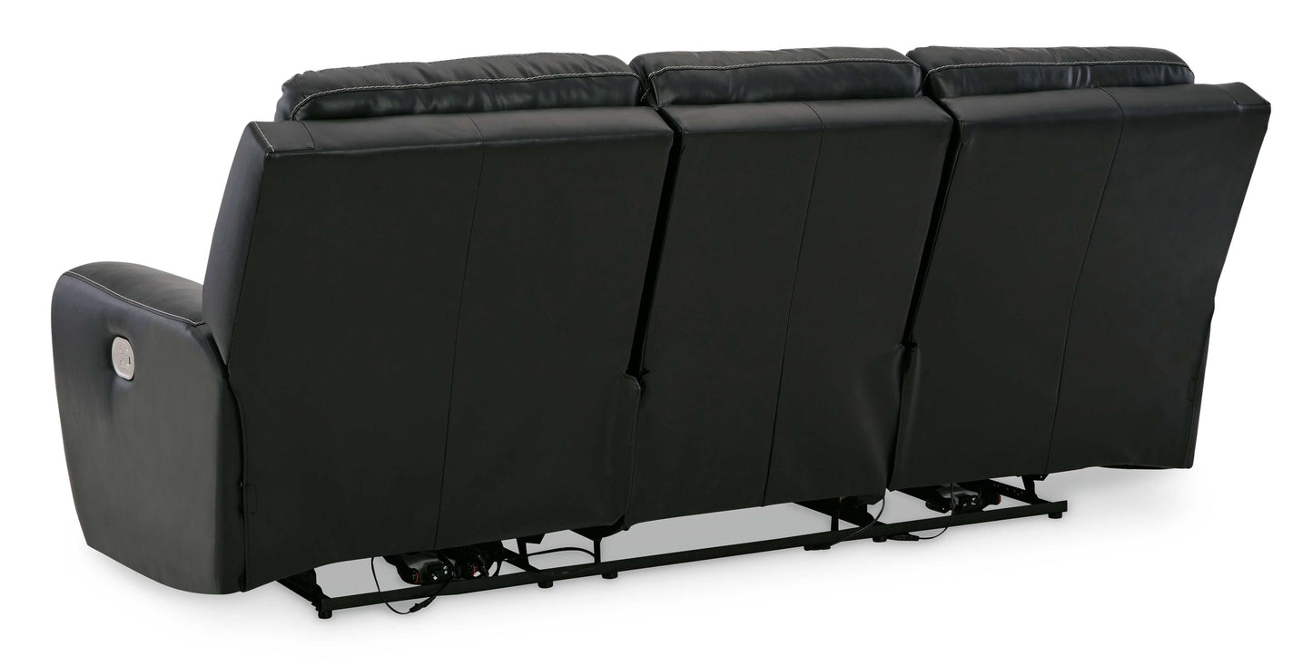 Warlin Black Power Reclining Sofa