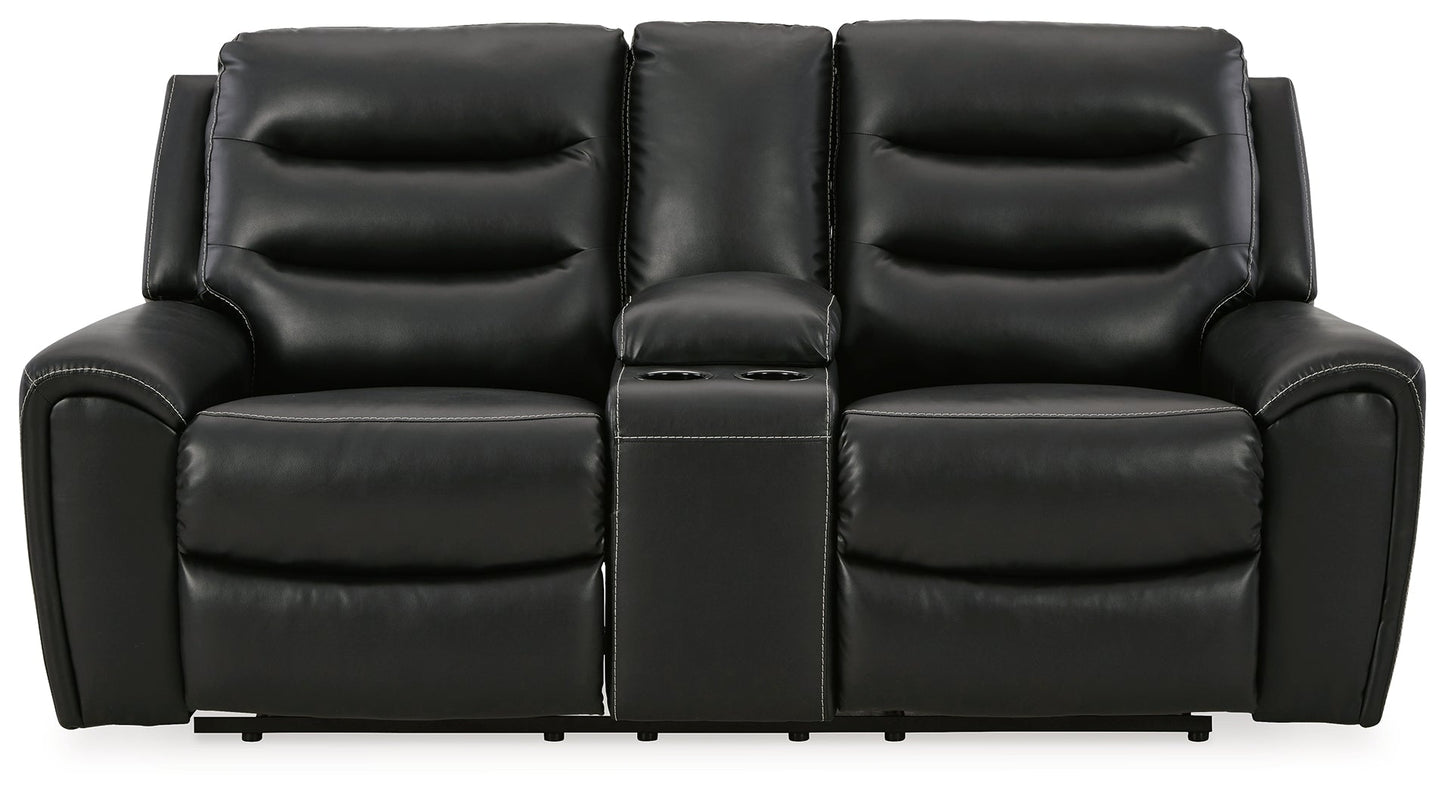 Warlin Black Power Reclining Sofa, Loveseat and Recliner