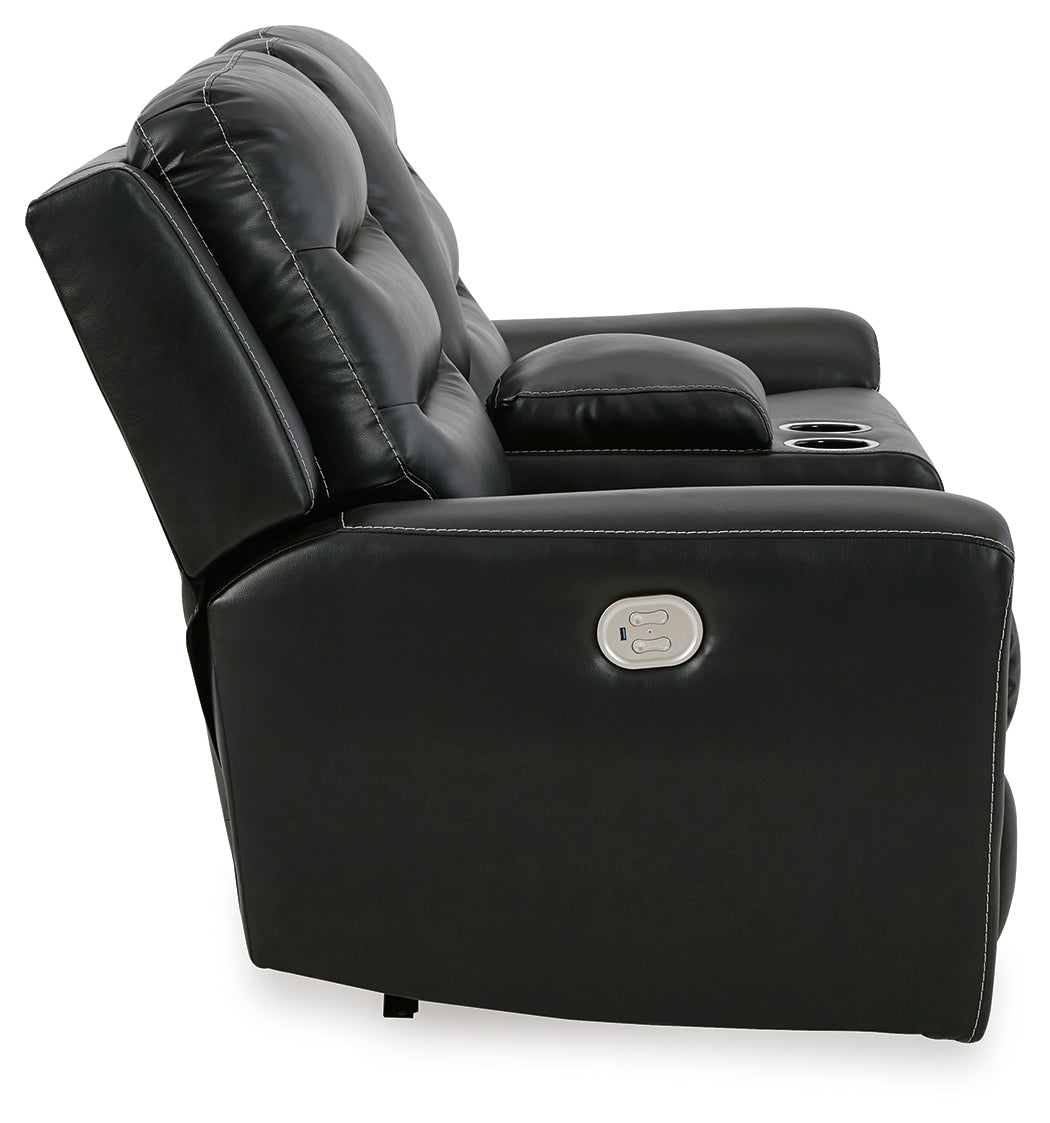 Warlin Black Power Reclining Sofa, Loveseat and Recliner