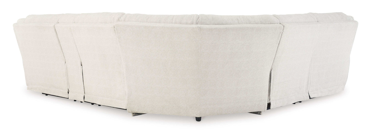 Keensburg Linen 3pc Power Reclining Sectional