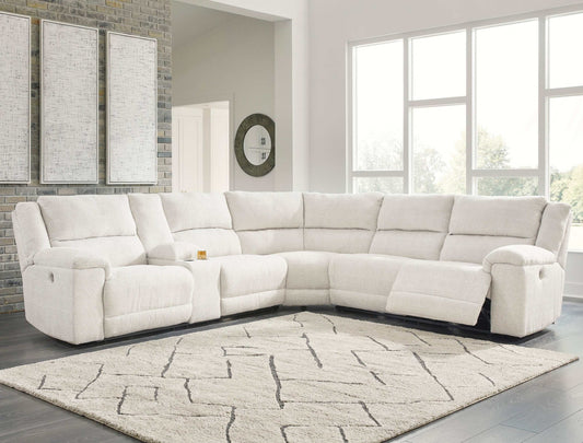 Keensburg Linen 3pc Power Reclining Sectional