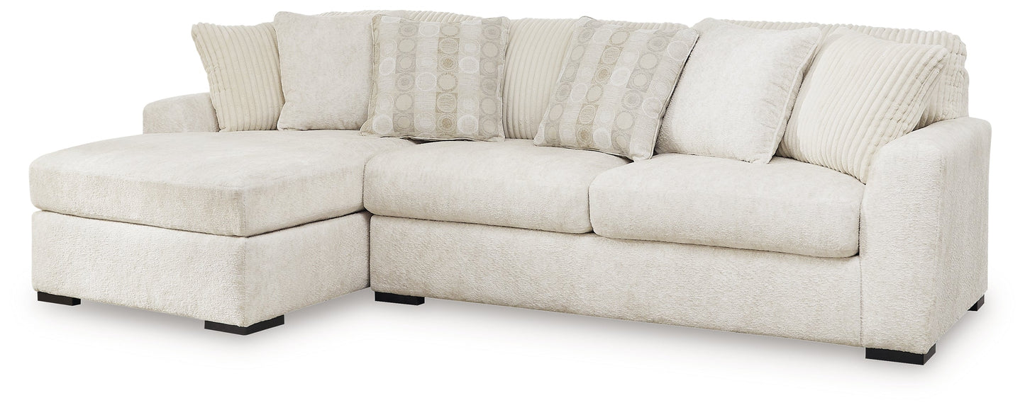 Chessington Ivory 2-Piece Sectional with Chaise