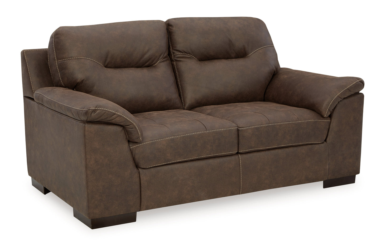 Maderla Walnut Sofa, Loveseat, Chair and Ottoman