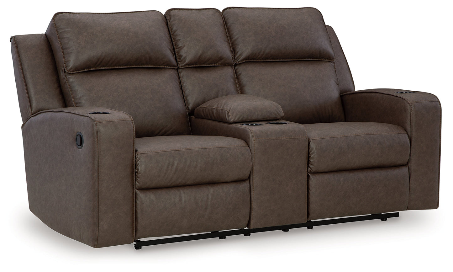 Lavenhorne Umber Reclining Sofa, Loveseat and Recliner