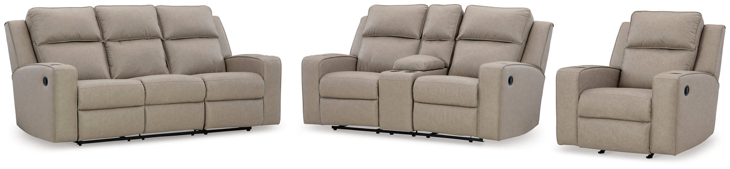 Lavenhorne Gray Reclining Sofa, Loveseat and Recliner