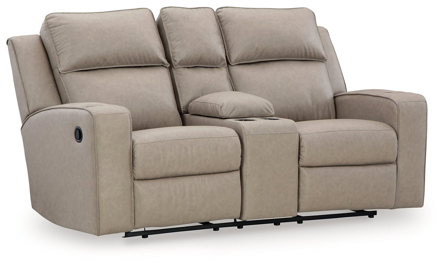 Lavenhorne Gray Reclining Sofa and Loveseat