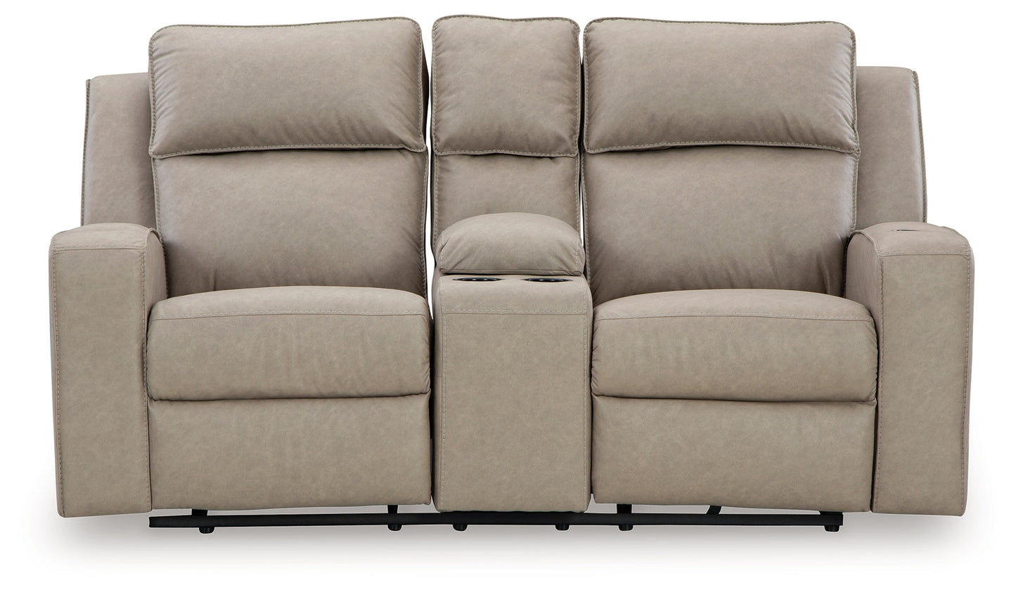 Lavenhorne Gray Reclining Sofa and Loveseat