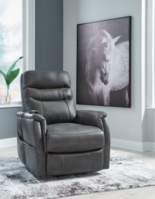 Strawbill Shadow Power Lift Recliner - Ornate Home