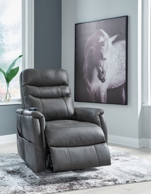 Strawbill Shadow Power Lift Recliner - Ornate Home