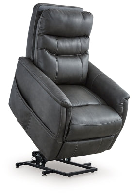 Strawbill Shadow Power Lift Recliner - Ornate Home