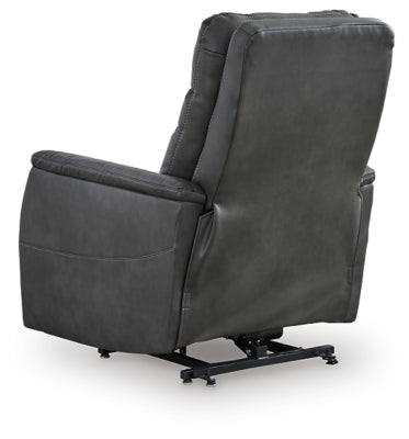 Strawbill Shadow Power Lift Recliner - Ornate Home