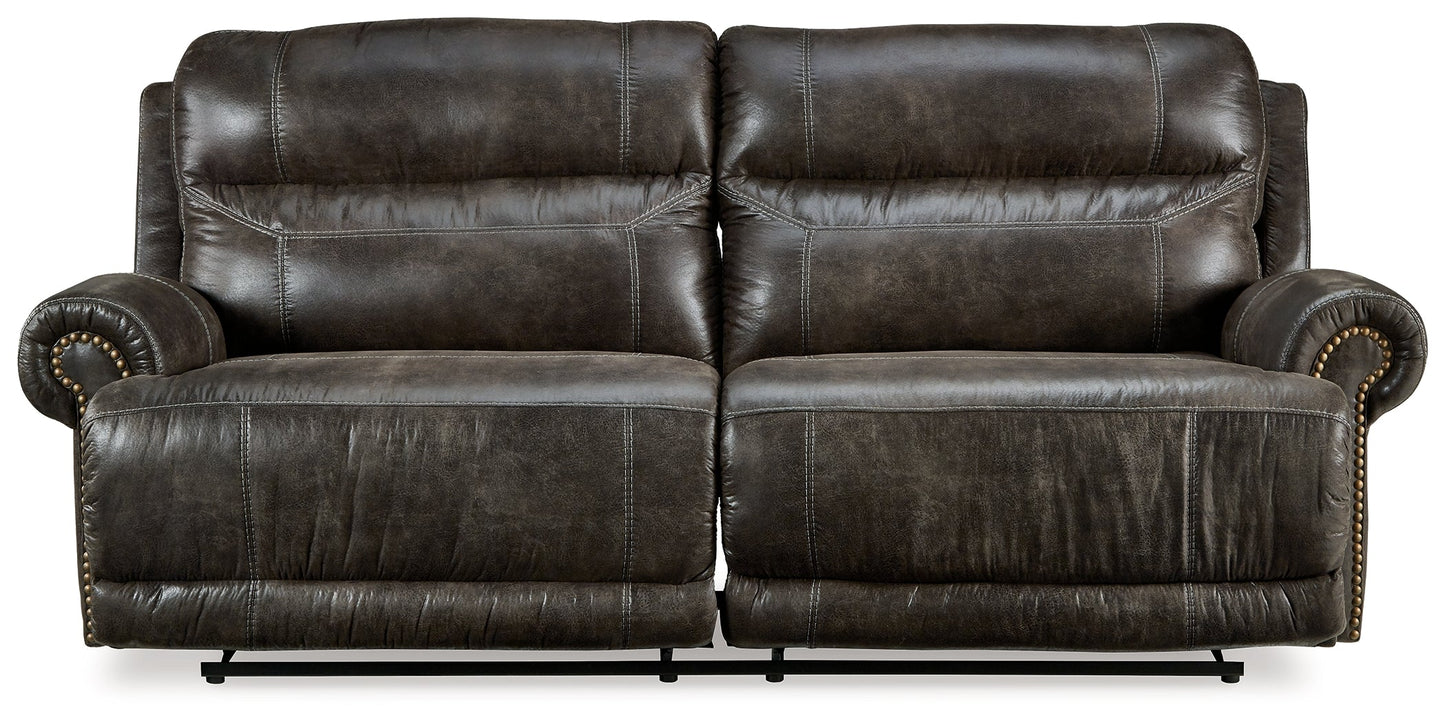 Grearview Charcoal Power Reclining Sofa and Loveseat