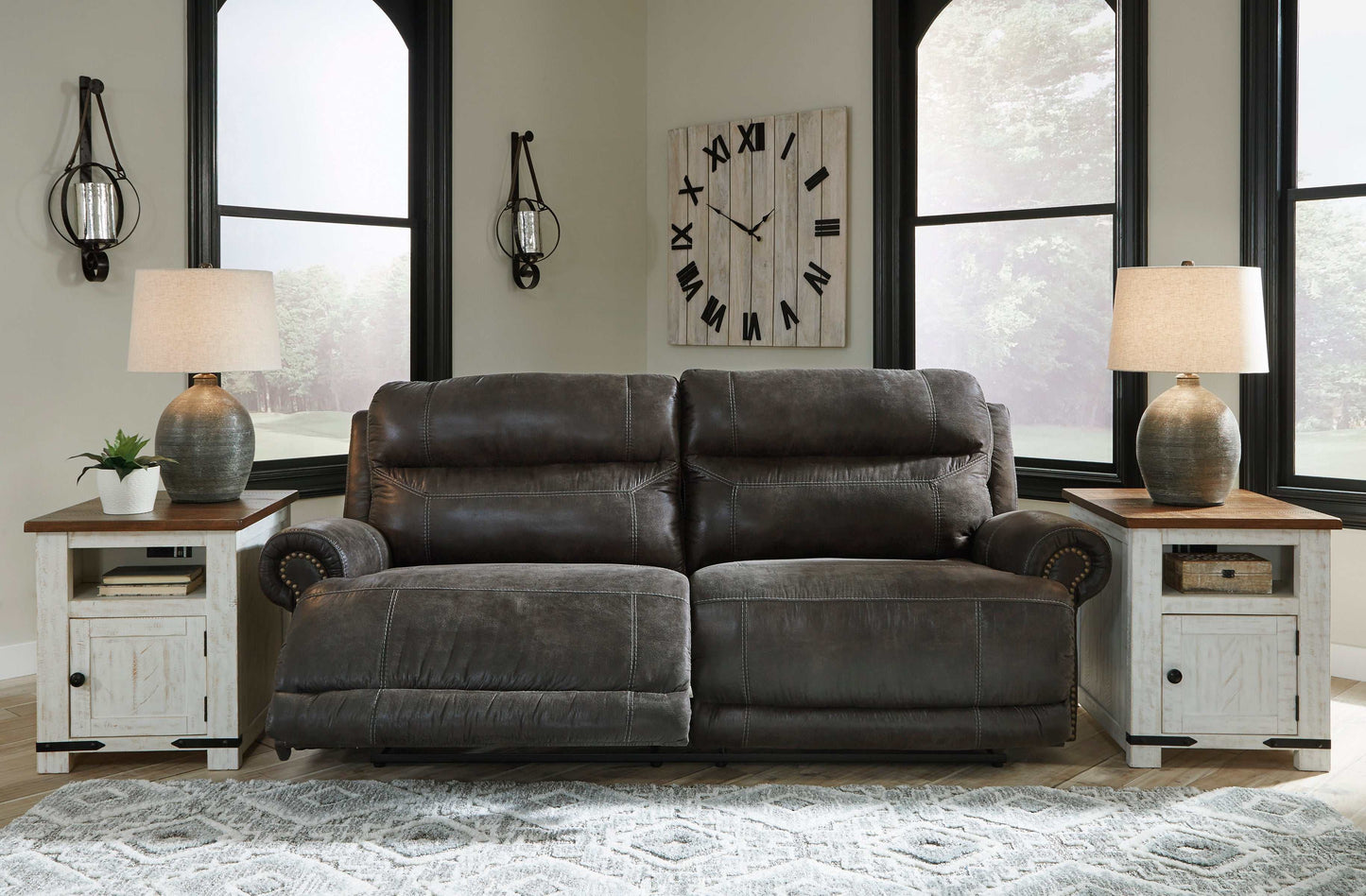 Grearview Charcoal Power Reclining Sofa