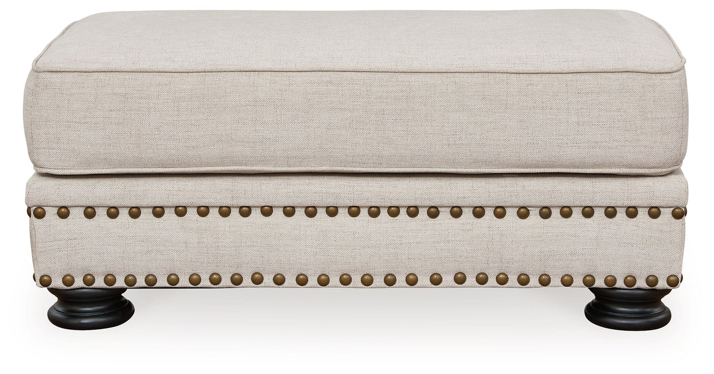 Merrimore Linen Ottoman