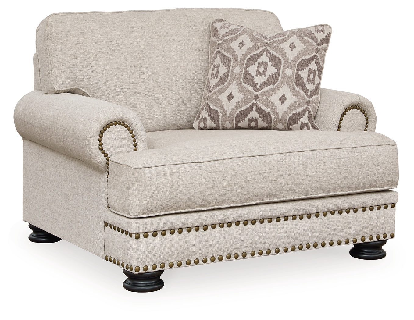 Merrimore Linen Sofa, Loveseat, Oversized Chair and Ottoman