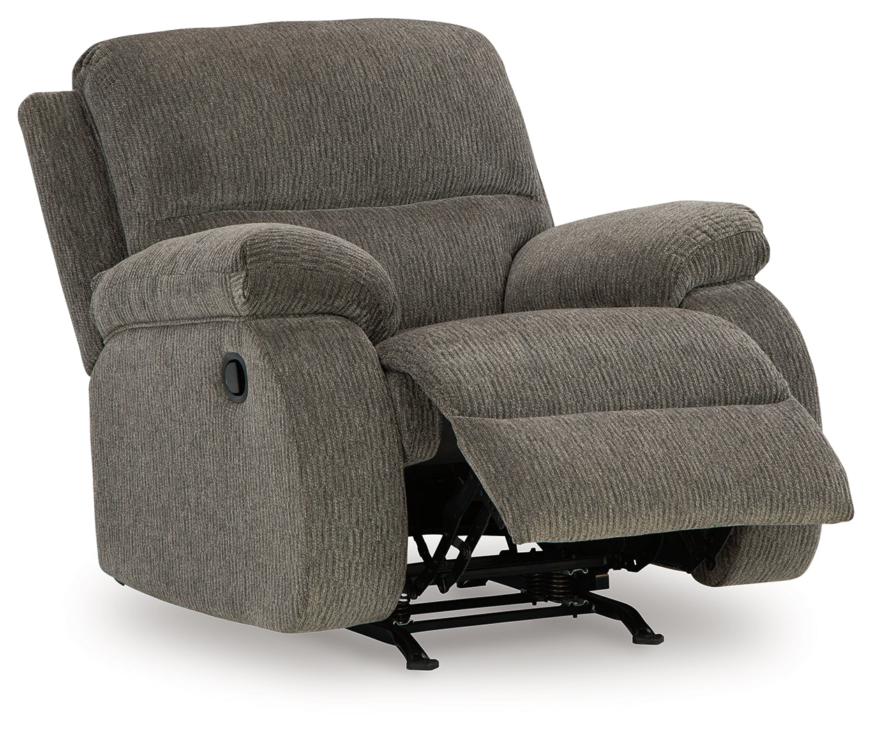 Scranto Brown Reclining Loveseat and Recliner