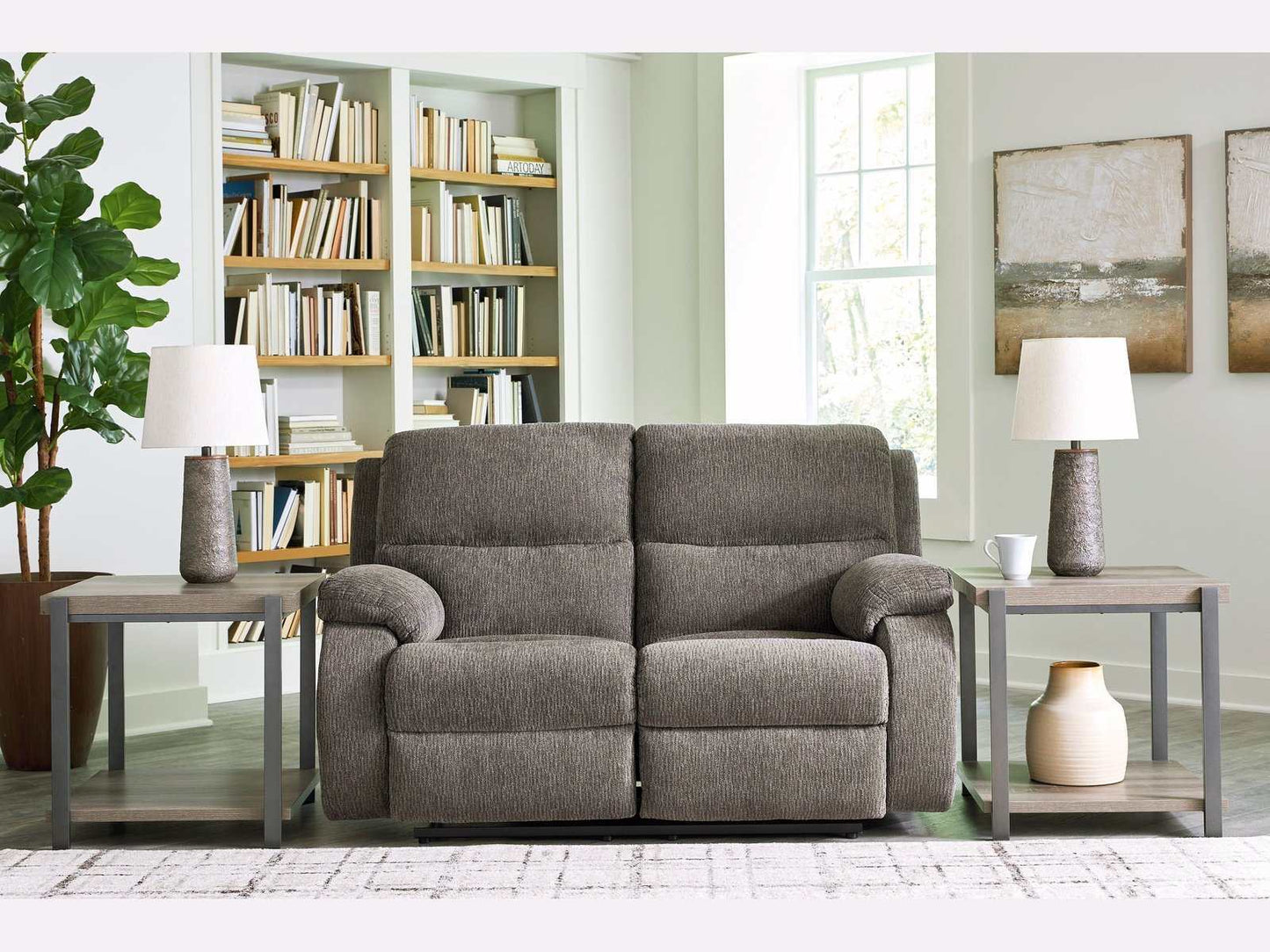 Scranto Brindle Reclining Loveseat