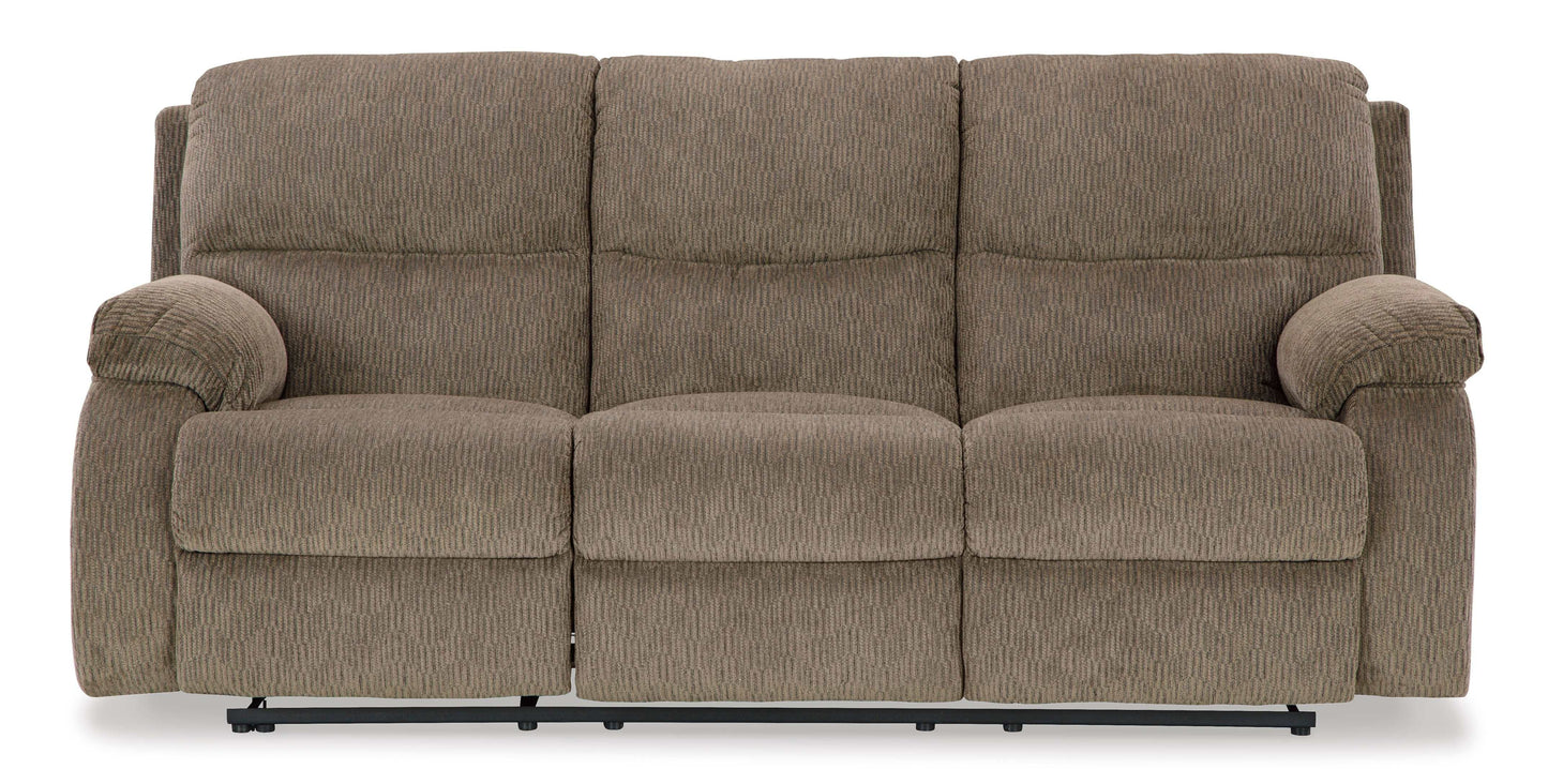 Scranto Oak Reclining Sofa