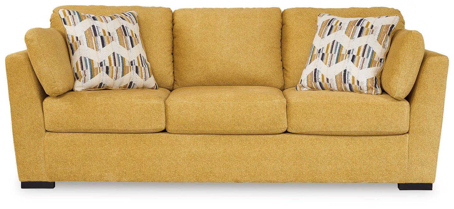 Keerwick Sunflower Sofa and Loveseat