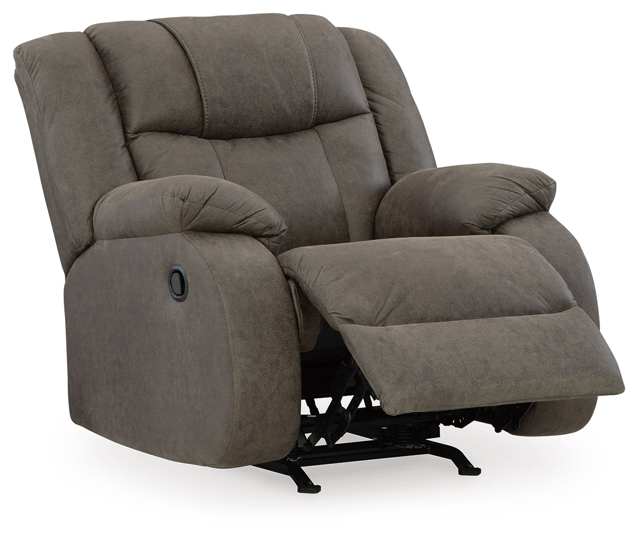 First Base Gunmetal Reclining Sofa, Loveseat and Recliner