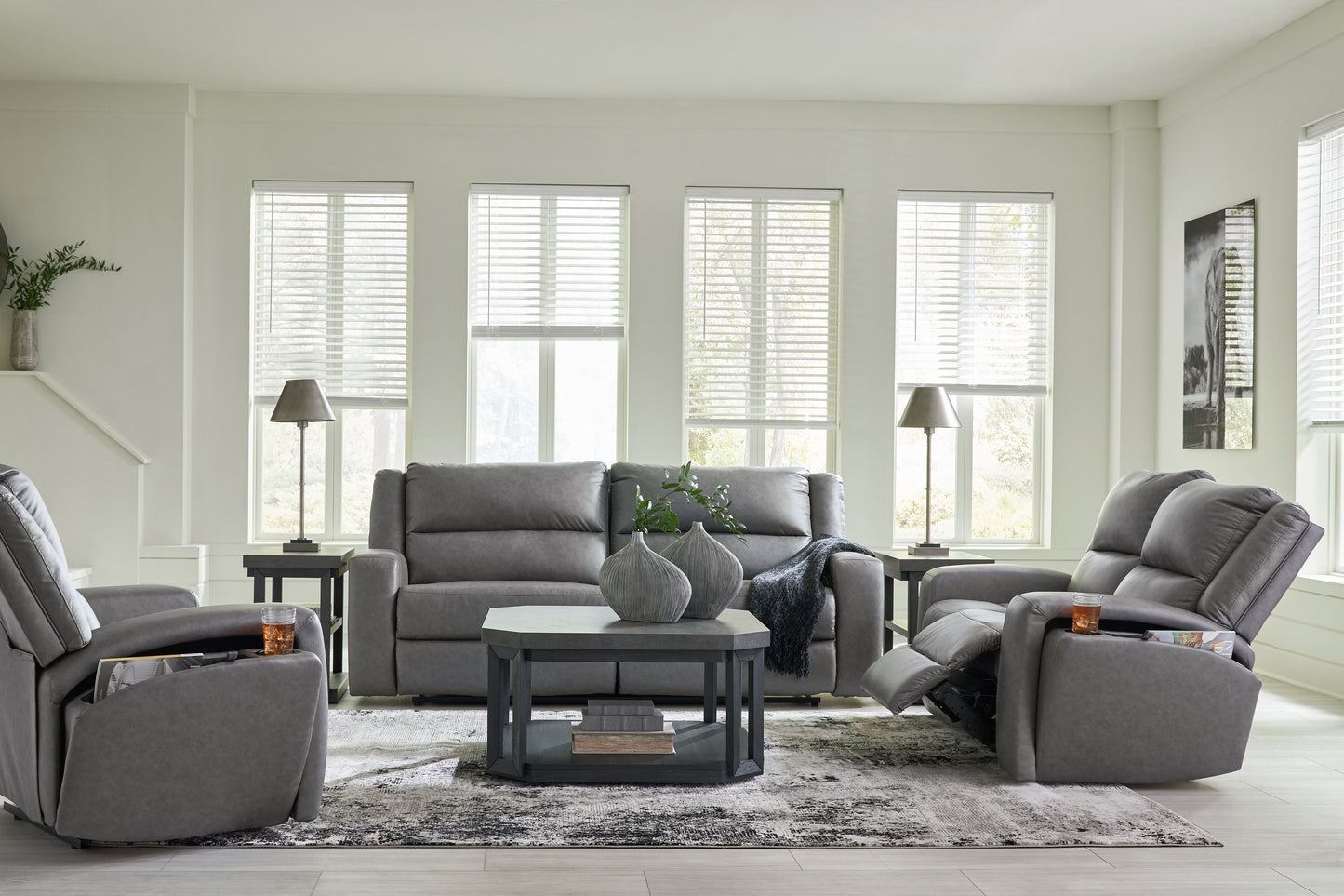 Brixworth Reclining Sofa, Loveseat and Recliner