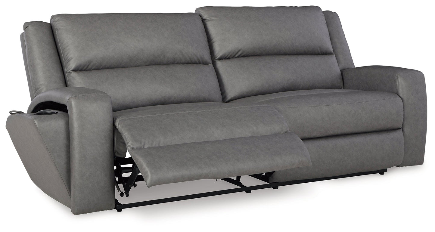 Brixworth Gray Reclining Sofa