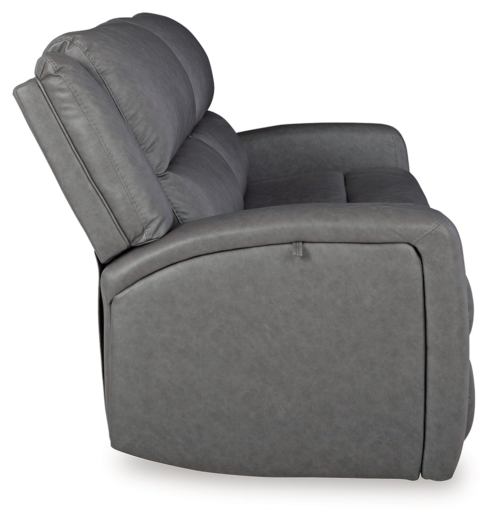 Brixworth Gray Reclining Sofa