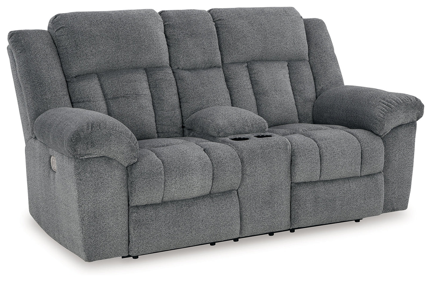 Tip-Off Slate Power Reclining Loveseat