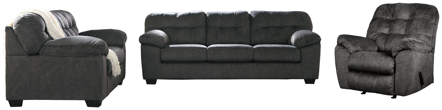 Accrington Granite Sofa and Loveseat with Recliner