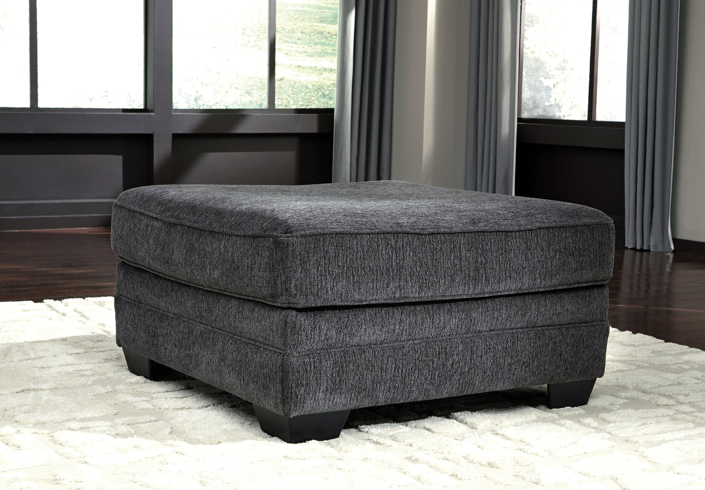 Tracling Gray 3-Piece Sectional with Ottoman