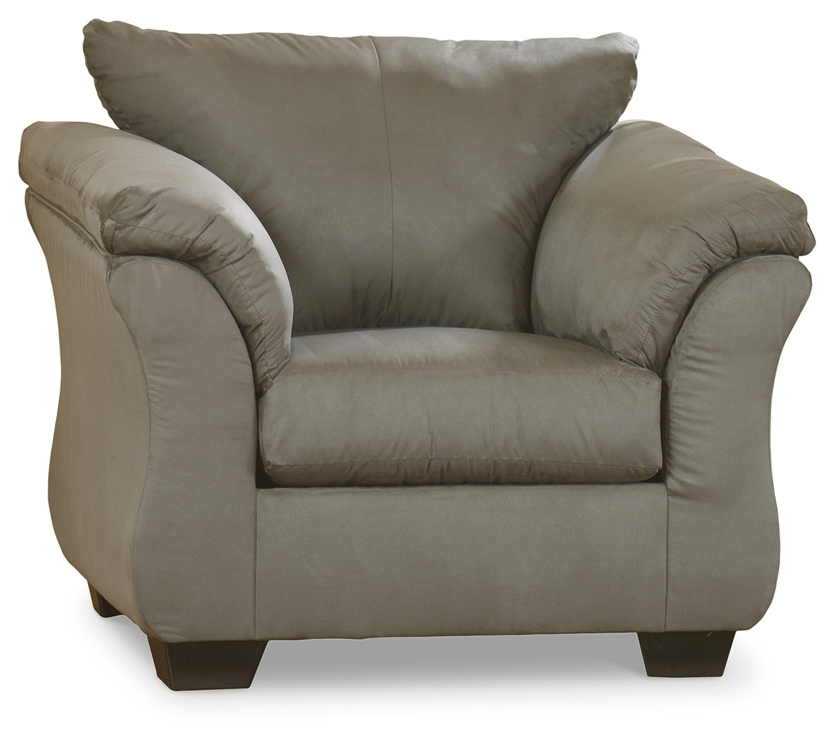 Darcy Cobblestone Sofa, Loveseat, Chair and Ottoman