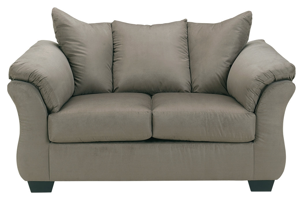 Darcy Cobblestone Sofa, Loveseat, Chair and Ottoman