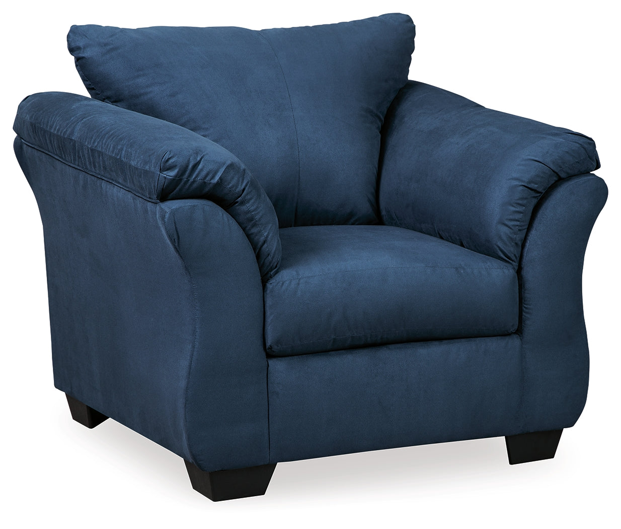 Darcy Blue Sofa, Loveseat, Chair and Ottoman