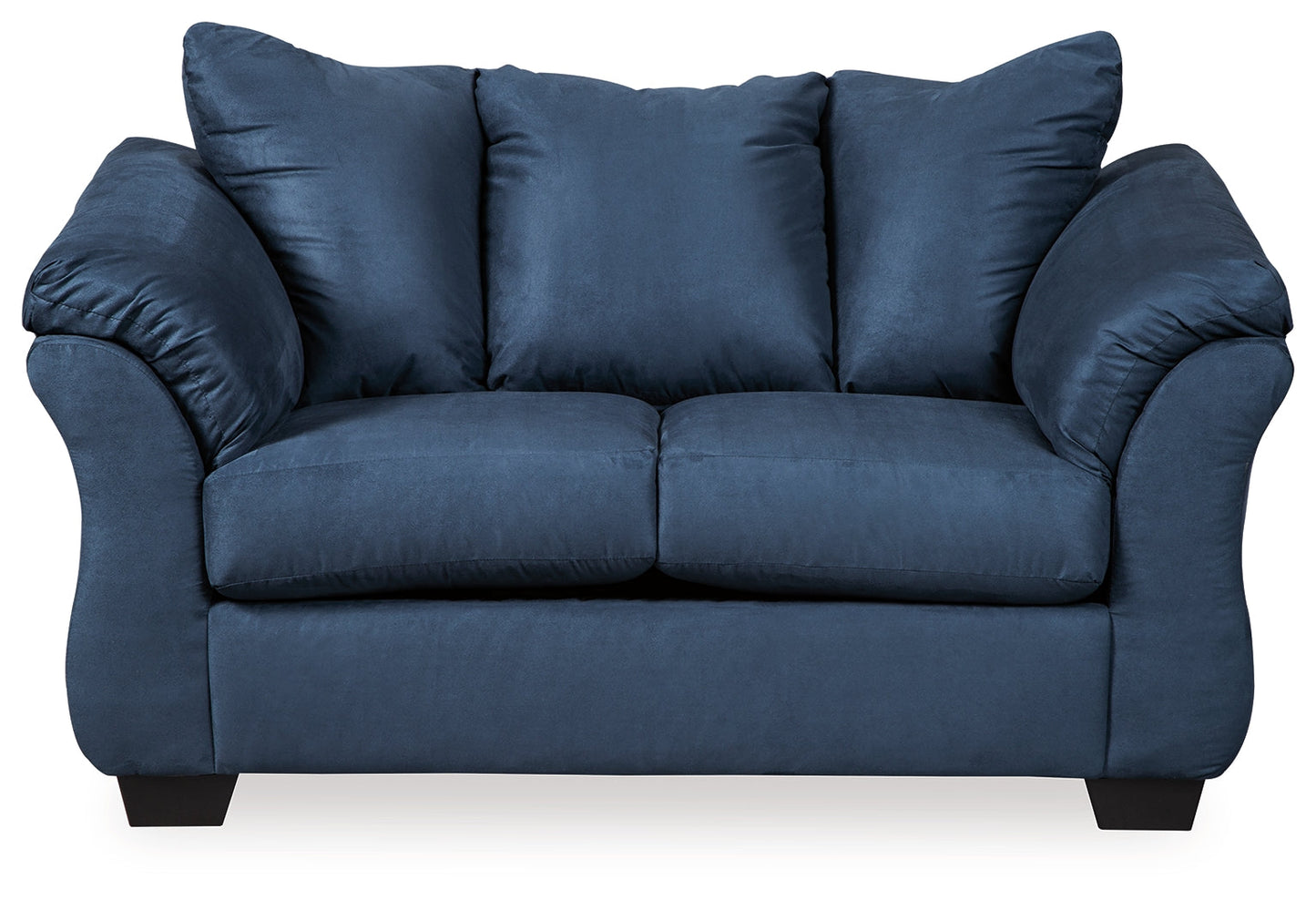 Darcy Blue Sofa, Loveseat and Recliner