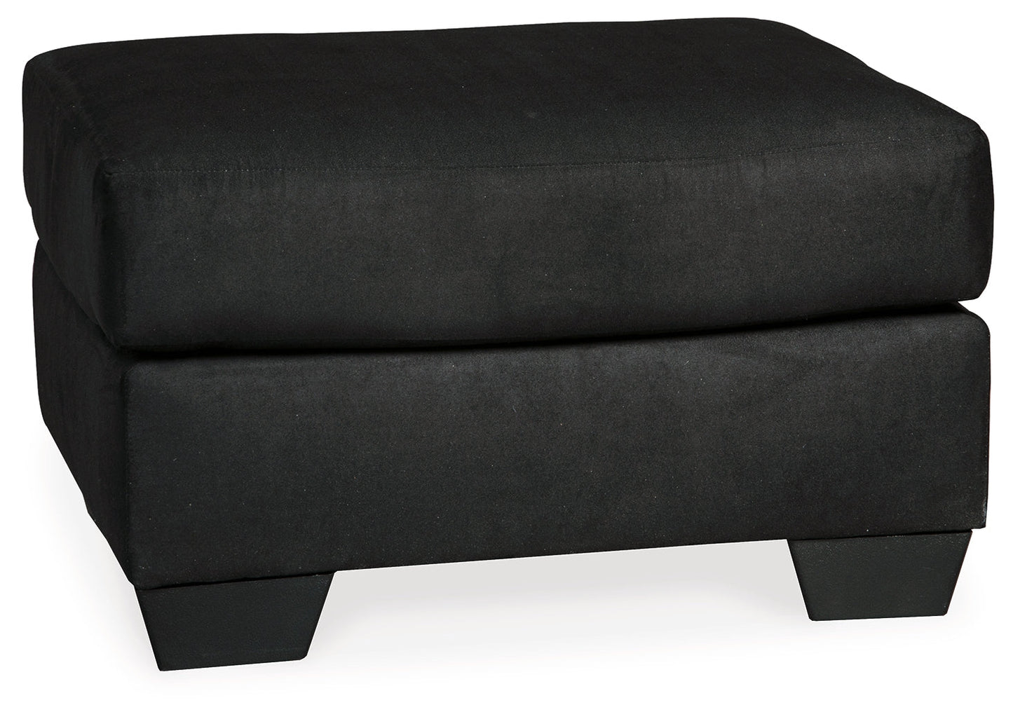 Darcy Black Loveseat and Ottoman