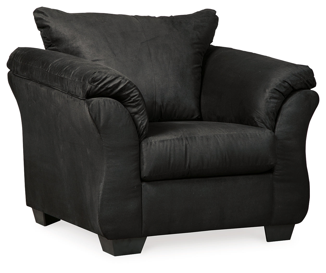 Darcy Black Sofa, Loveseat, Chair and Ottoman