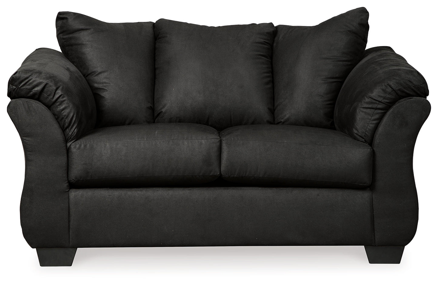 Darcy Black Sofa, Loveseat, Chair and Ottoman