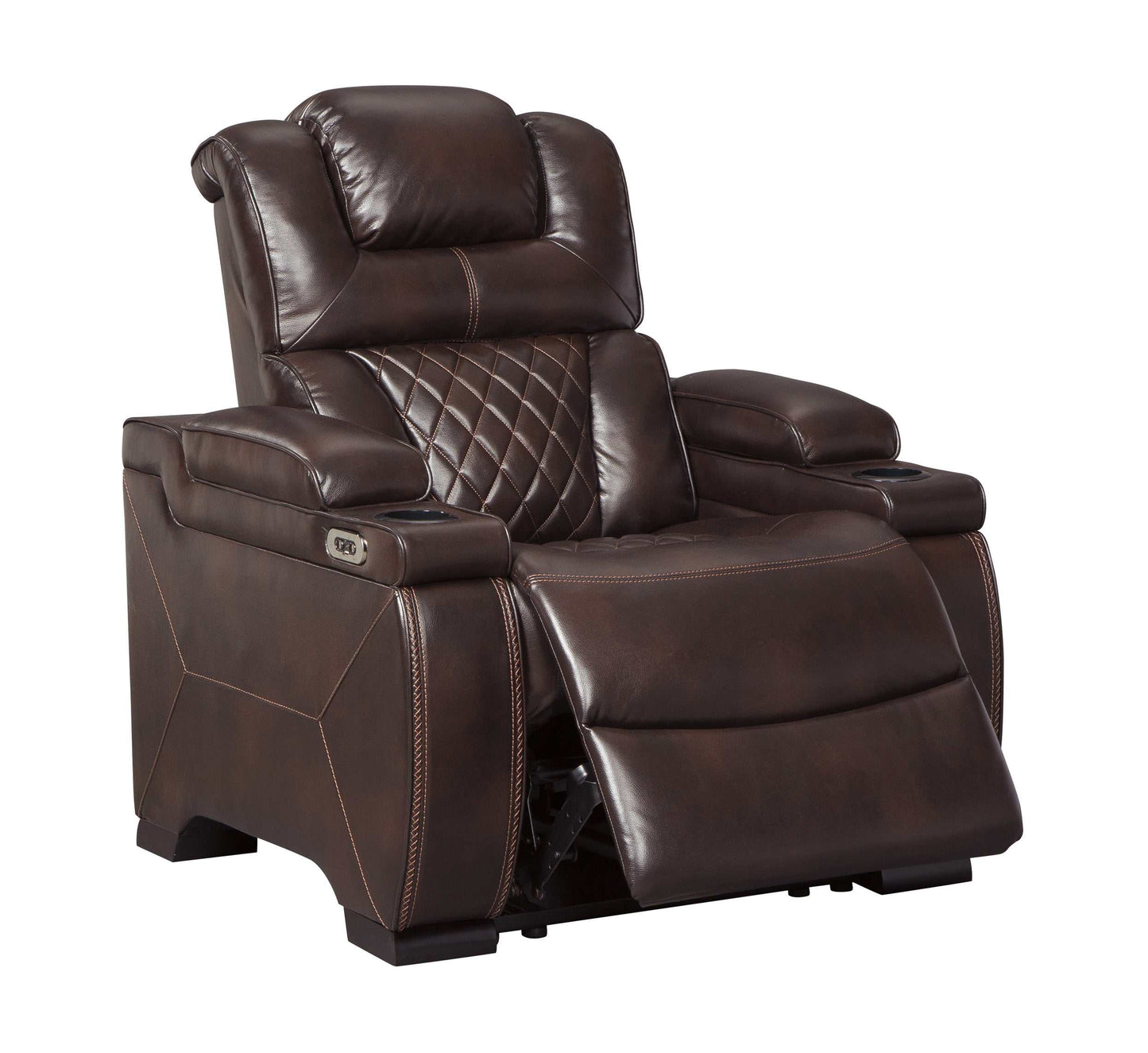 Warnerton Chocolate 3pc Power Reclining Living Room Set