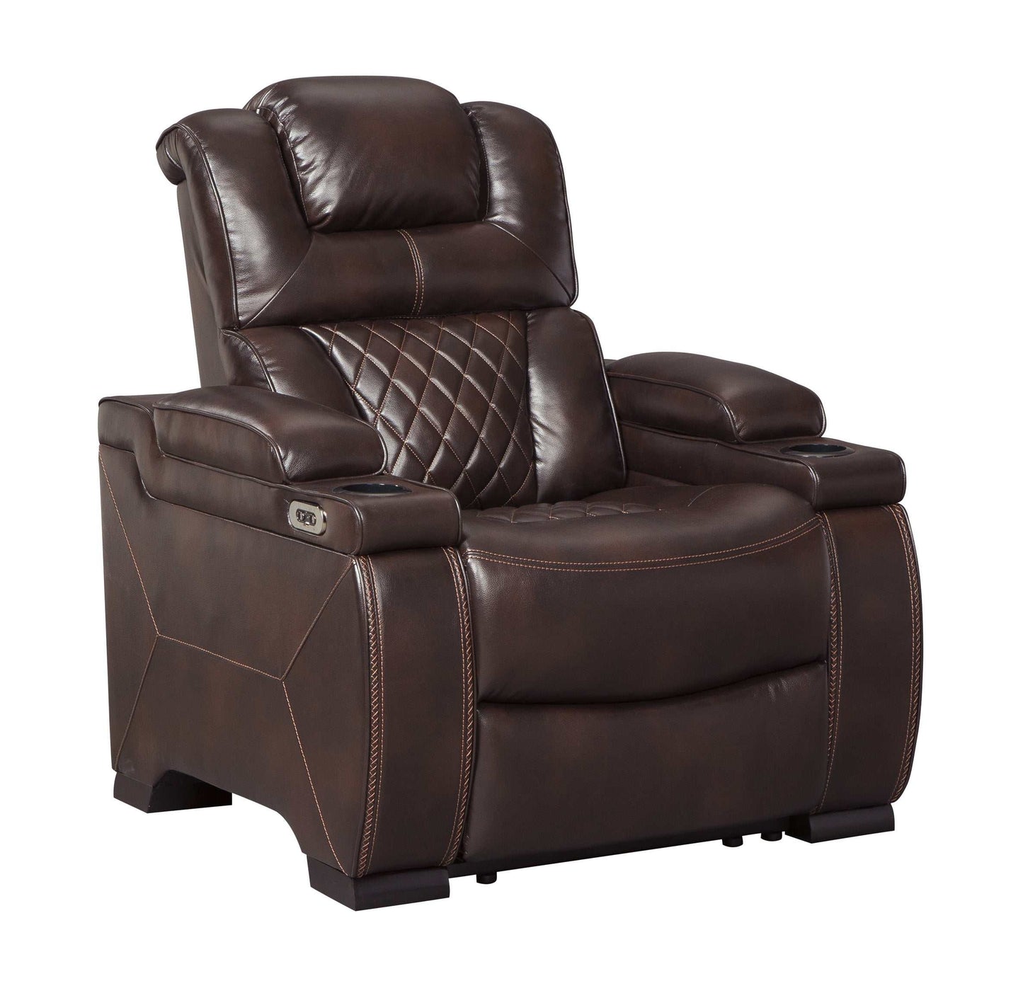 Warnerton Chocolate 3pc Power Reclining Living Room Set