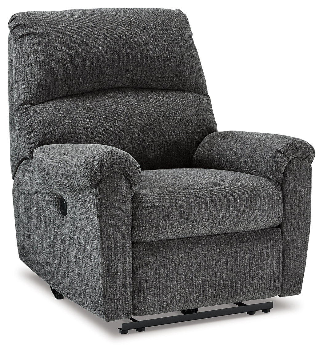 McTeer Charcoal Power Recliner