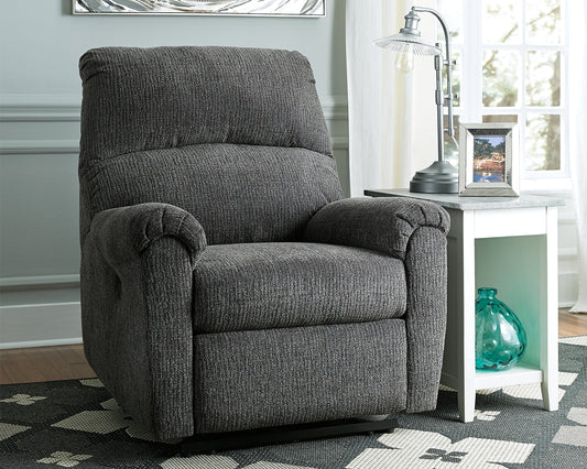 McTeer Charcoal Power Recliner