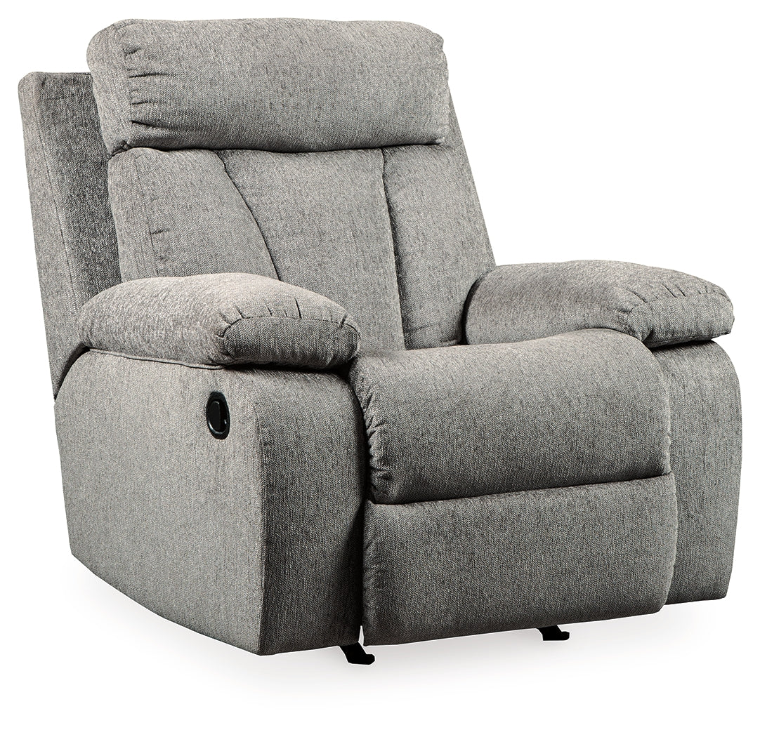 Mitchiner Fog Reclining Sofa with Recliner