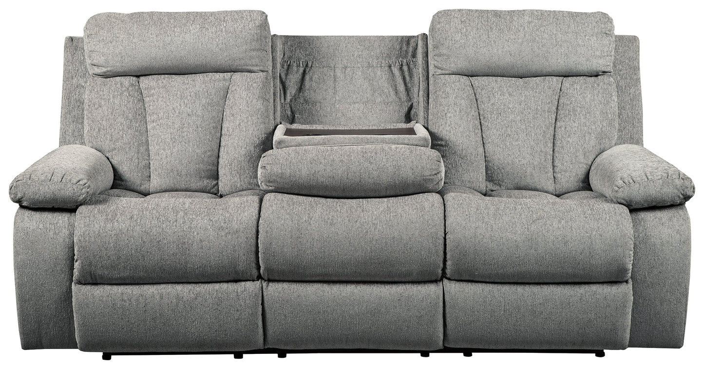 Mitchiner Fog Reclining Sofa with Recliner