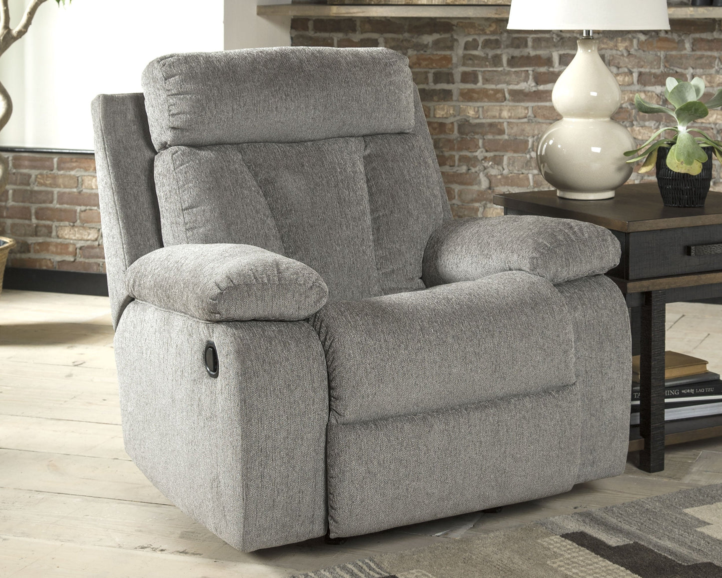 Mitchiner Fog Reclining Sofa with Recliner