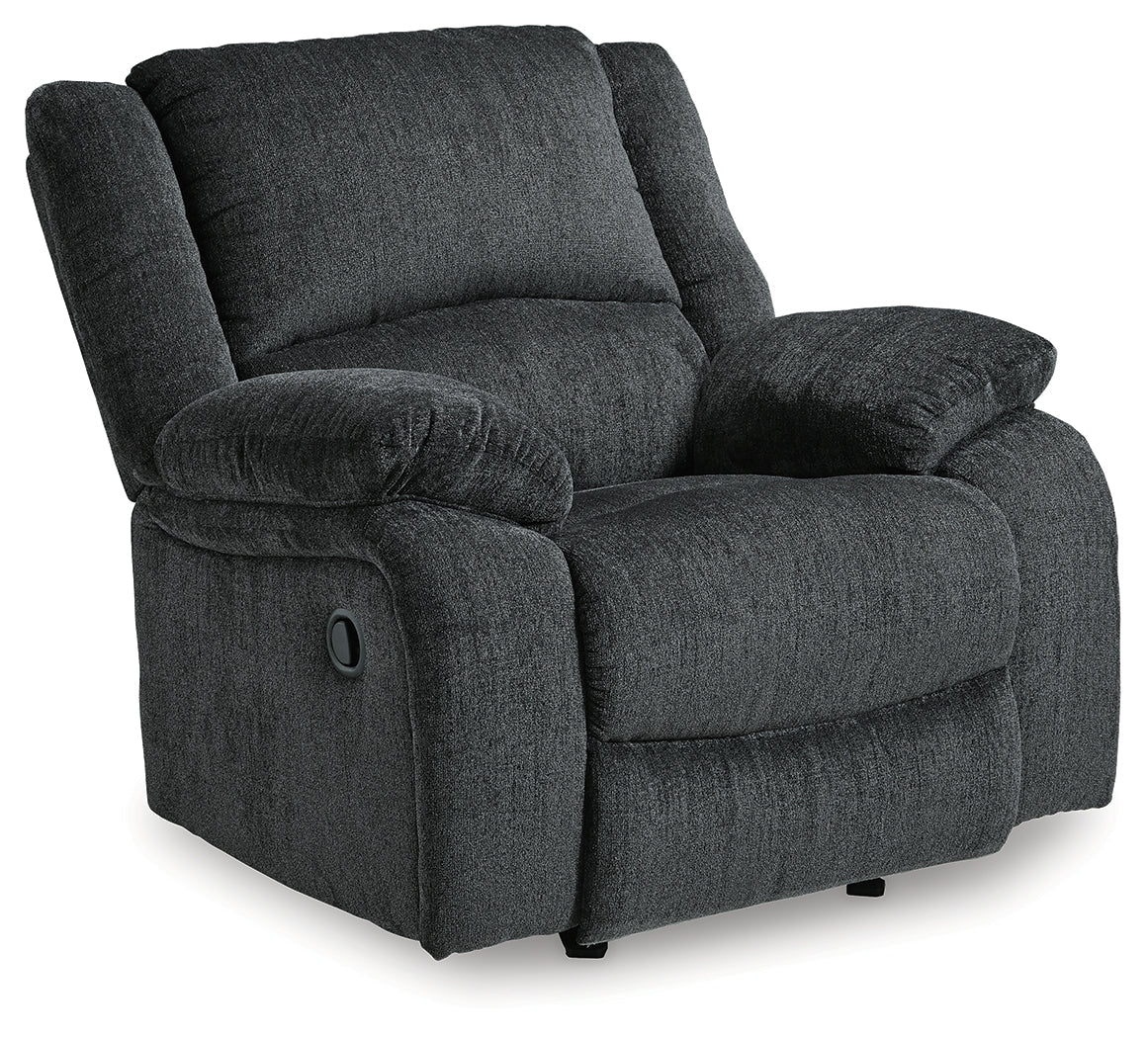 Draycoll Gray Reclining Sofa and Recliner