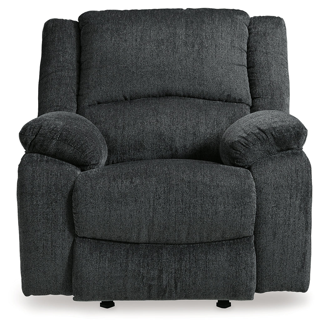 Draycoll Gray Reclining Sofa and Recliner