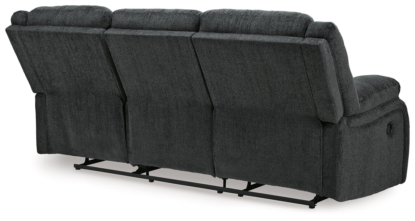 Draycoll Gray Reclining Sofa and Recliner