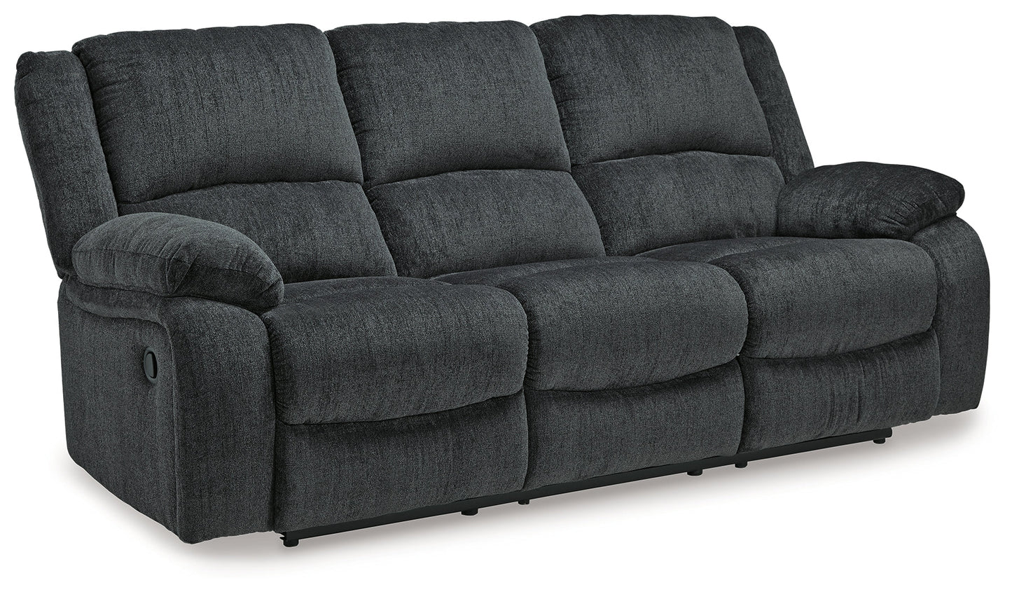 Draycoll Gray Reclining Sofa and Recliner